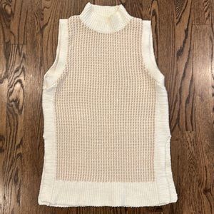 Club Monaco sleeveless mock-neck sweater (XS)